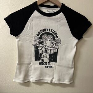 NWOT Brandy Melville Graphic Baby Top